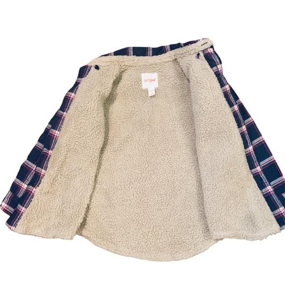 Cat & Jack Sherpa lined shirt coat - Picture 2 of 3